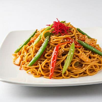 Schezwan Noodles Vegetables