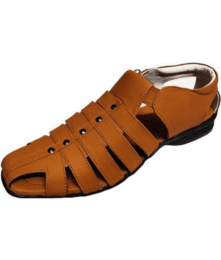 RAGE GAZE - Beige Men's Sandals