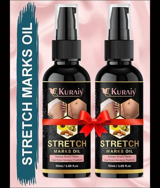 Kuraiy stretch Oil for Stretch Marks Removal Post Pregnancy stretch mark cream oil