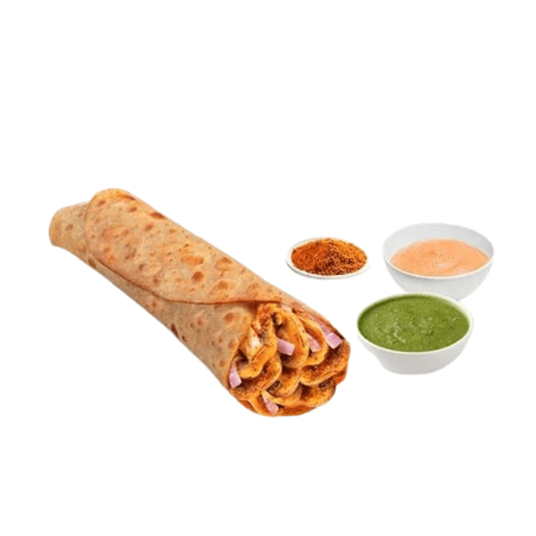 Mushroom Tikka Roll