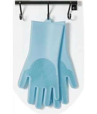 Hand Silicone Gloves, Cleaning Gloves for Dishwashing With Scrubbers, Hand Gloves for Kitchen
