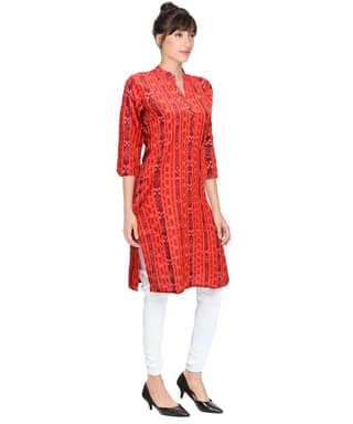 GUENDICHA HAAT Sambalpuri Certified Handloom Women's Cotton Kurta