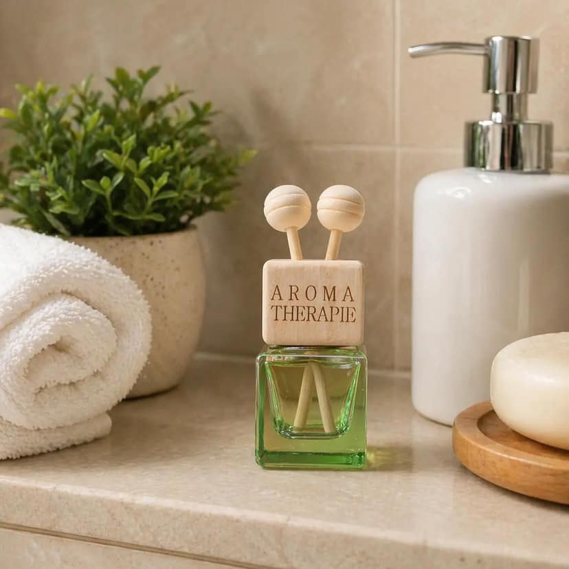 Bathroom & Tabletop Freshener | Assorted Bottle Diffuser | Long-Lasting Fragrance | Lemongrass view 2