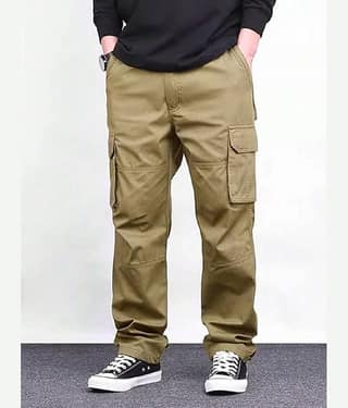 AGRAYYANA Loose Men's Cargos - Khaki ( Pack of 1 )