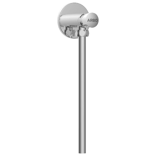 PM-5104 Angle Valve With SS Pipe And Nut view 2