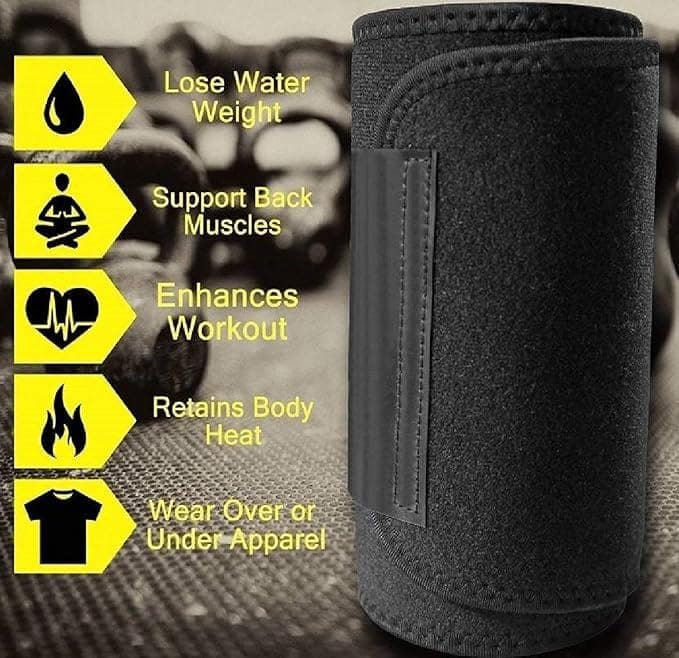 GLOWSERIE Compression Waist Belt for Slimming, Toning & Workout view 2
