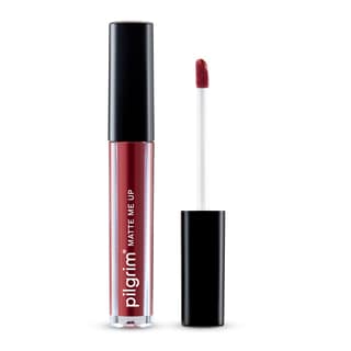 Pilgrim Liquid Matte Lipstick - Sexy Scarlet | Lipstick for Women with Hyaluronic Acid & Spanish Squalane | Transferproof, Long Lasting & Non Drying with Hydrating Ingredients 3gms Pilgrim Liquid Matte Lipstick - Sexy Scarlet | Lipstick for Women with Hy