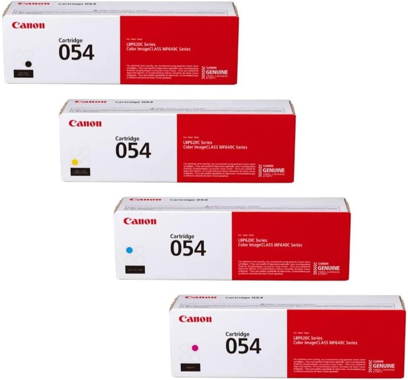 Canon 054 CMYK Toner Cartridge CYMK Set Compatible with Canon Color imageCLASS LBP622Cdw, MF641Cw, MF642Cdw & MF644Cdw Printers view 2