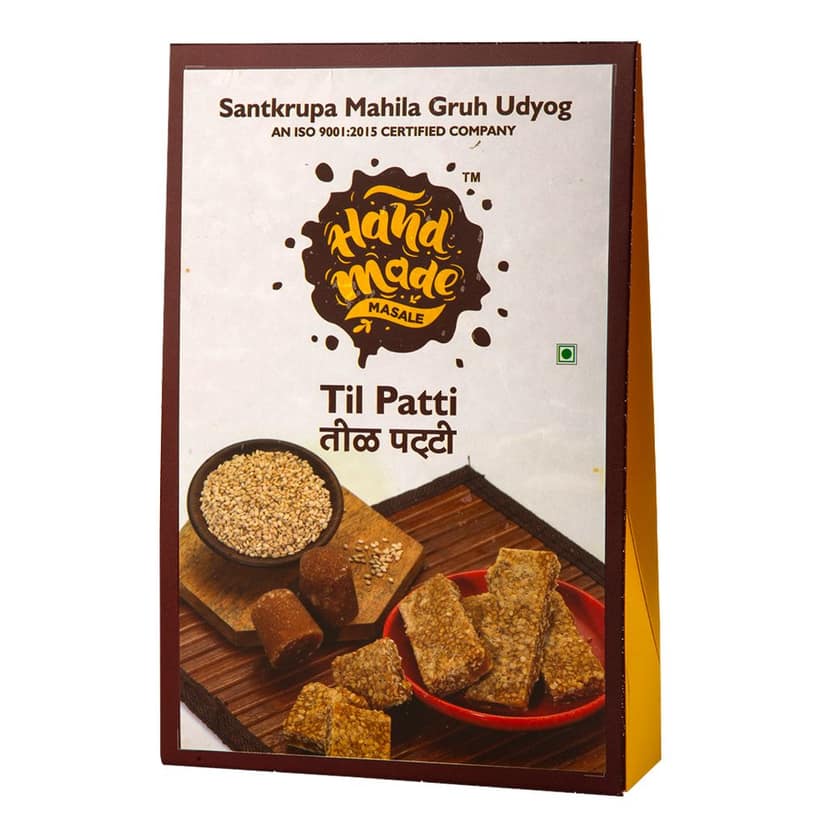 Handmade Til Gul Patti - Traditional Indian Sweet view 2