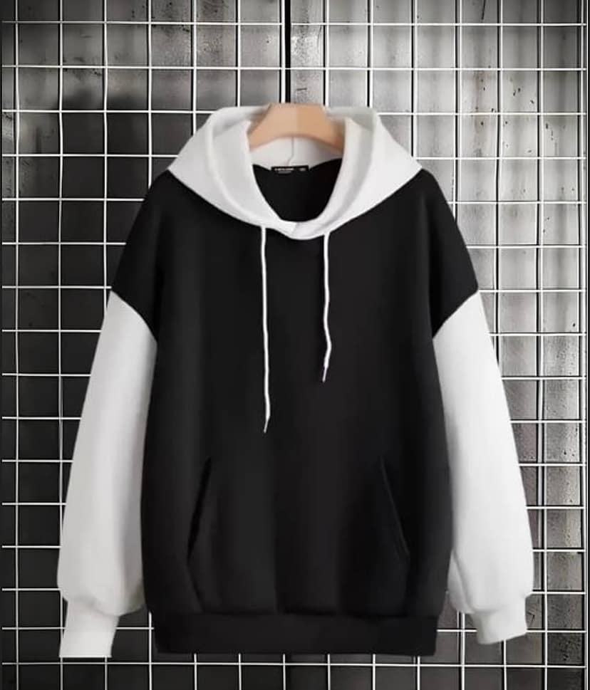 HARPITA Fleece Hooded Men's Sweatshirt - Black ( Pack of 1 )