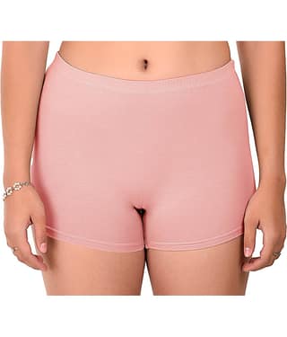 Elina Cotton Lycra Boys Short ( Peach , Pack of 1 )