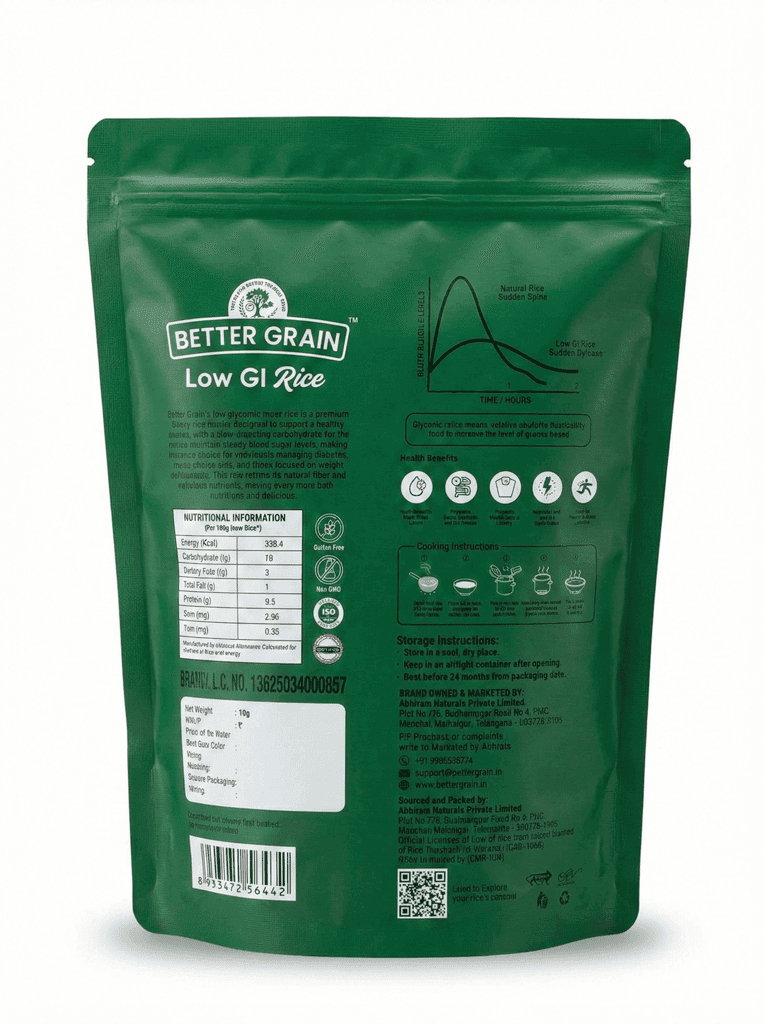 Better Grain Low GI Rice - 100% Natural, Diabetes-Friendly & Heart-Healthy view 2