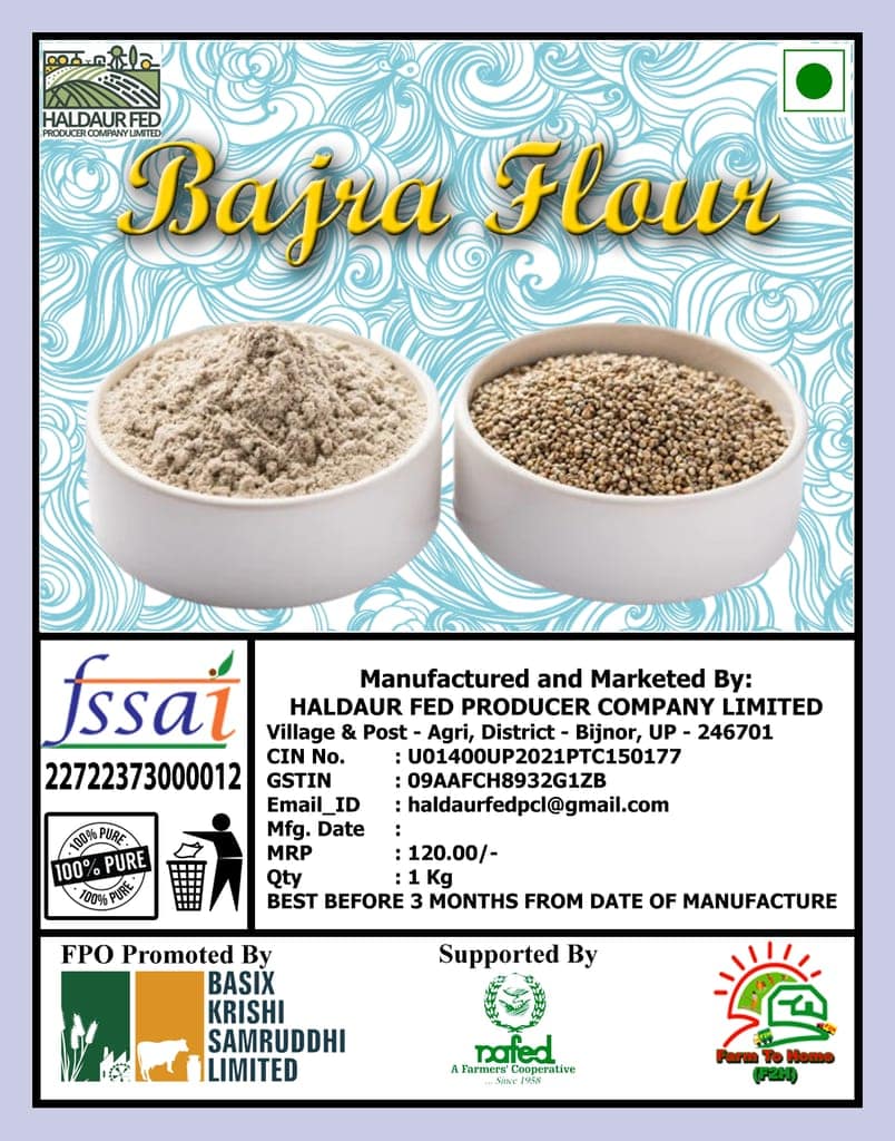 Bajra Flour, 1 Kg (pack of 2) view 2