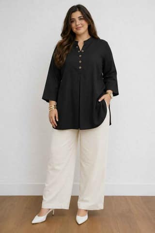 Elegant Cotton Kurti Pant Set