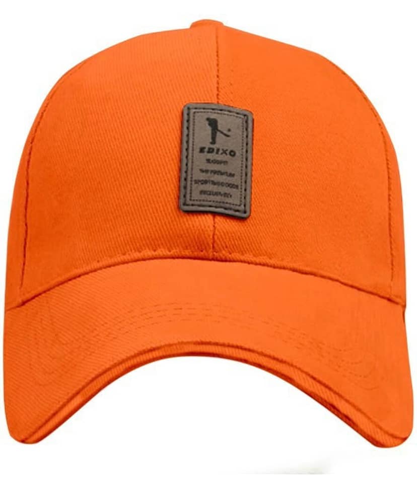 Babji Pack of 2 cotton Men's Cap ( Orange ) view 2