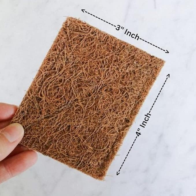Coir Scrubber Pad for Cleaning Utensils & Kitchen view 2