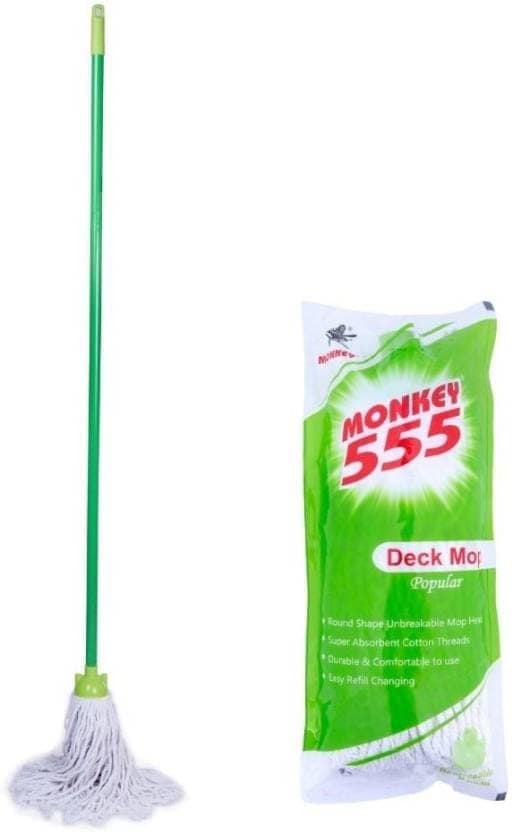 Monkey 555 Deck Mop Popular Mop Set (Green)