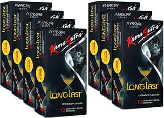 Kamasutra Seven Pleasure LONGLAST Condom (Set of 7, 12 Each, 84 Sheets)