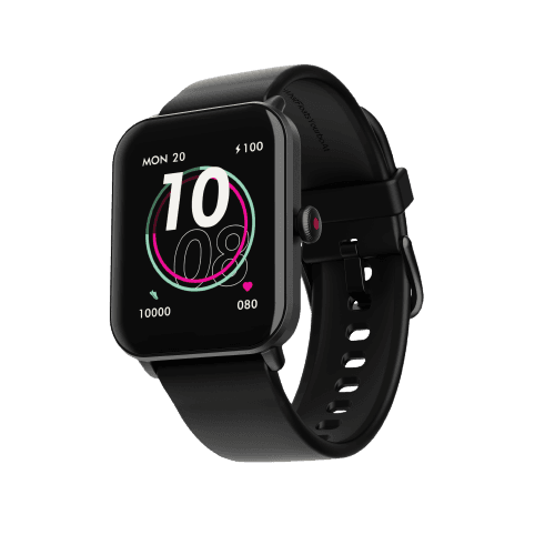 boAt Wave Fury | Bluetooth Calling Smartwatch with 1.83" (4.64cm) HD display, 30 days Battery, Heart Rate & SpO2 monitoring Active Black