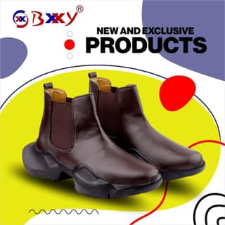 Bxxy's Faux Leather Comfort Wear Premium Chelsea Boots for Men