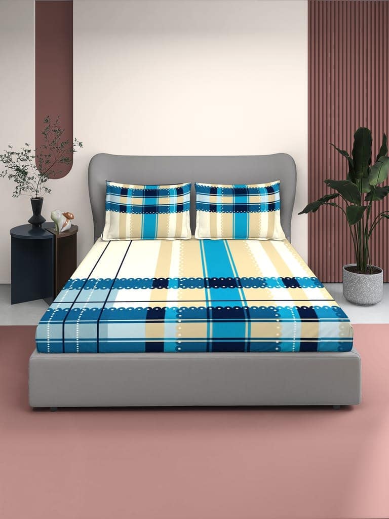 Quirky Home Fantasy Collection King Bedsheet with 2 Pillow Covers