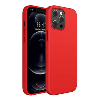 LIRAMARK Liquid Silicone Soft Back Cover Case for Apple iPhone 12 Pro Max (6.7 inch)