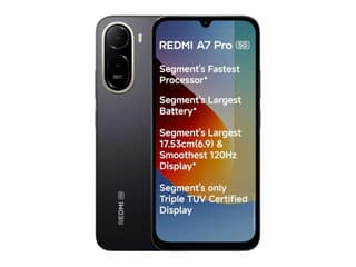 Redmi A7 Pro 5G Smartphone, 4GB RAM, 64GB Storage - Black