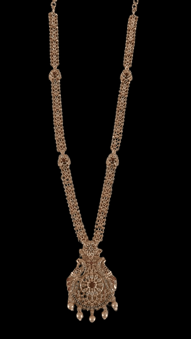 Bridal Maang Tikka with Pearls and Stones view 2