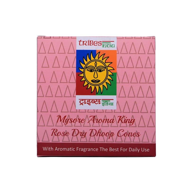 Mysore Rose Dhoop Cones (100 Grams) (1TGADCTKA04009_Rose) view 2