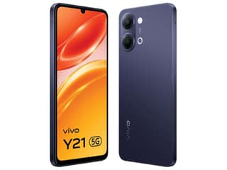Vivo Y21 5G (4GB RAM, 128GB Storage) 5G Connectivity, HD+ Display, Fast Performance & Long-Lasting Battery - Midnight Blue