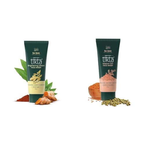 Nat Habit Ubtan & Masoor Dal Face Wash Combo, Fresh Daily Tikta For Men & Women, Skin Brightening With Activated Wild Turmeric & Masoor, Suitable For All Skin Types Nat Habit Ubtan & Masoor Dal Face Wash Combo, Fresh Daily Tikta For Men & Women, Skin Bri view 2