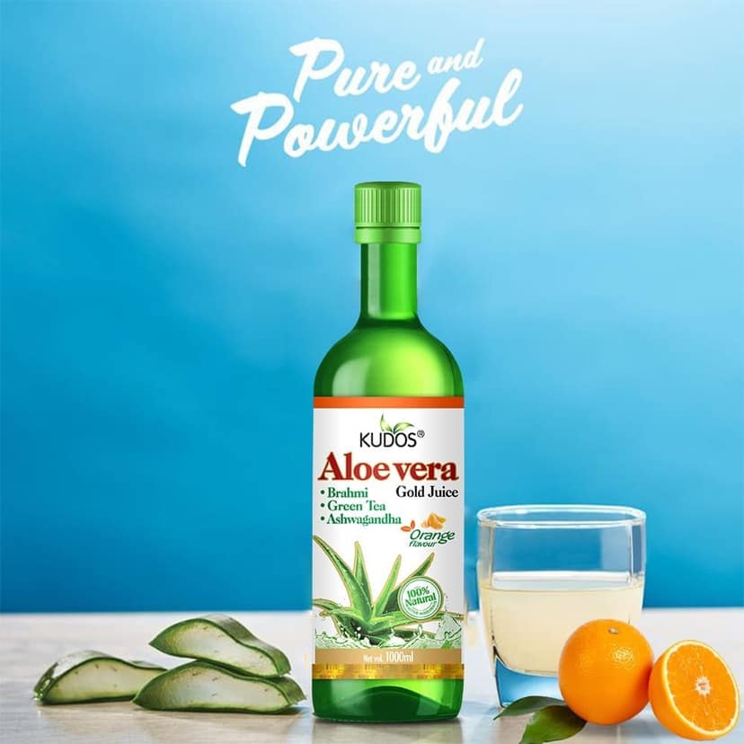 Kudos Aloe Vera Gold Juice (Orange Flavour) view 2