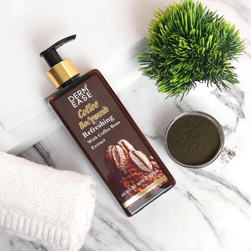 Dermease Coffee Body Wash for Tan Removal & Glow view 2