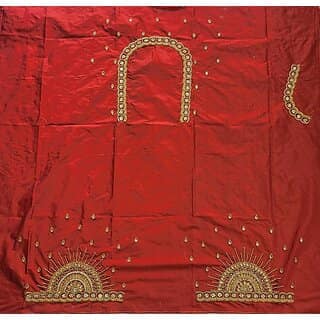 OMSAIFAB Cotton Silk Self Design Blouse Material