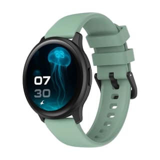 Fastrack Jupiter R3 1.38" Ultra UV Round Display with Nitro Fast Charging,Single Sync BT Calling, HRM, SPO2, Upto 5 Days Battery Life Smart Watch for Man & Woman - Sage Green
