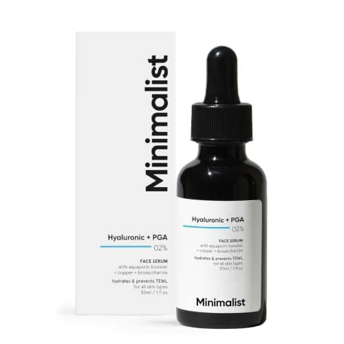 Minimalist 2% Hyaluronic Acid + PGA Serum for Intense Hydration, Glowing Skin & Fine Lines | Daily Hydrating Face Serum For Women & Men with Dry, Normal & Oily Skin | 30 ml Minimalist 2% Hyaluronic Acid + PGA Serum for Intense Hydration, Glowing Skin & F view 2