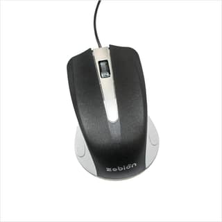 Zebion Rocky USB Mouse with Latest Optical Technology - Black