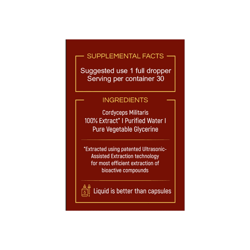 SomaShrooms Cordyceps Energy Booster Liquid view 2