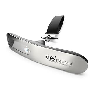 GoTrippin by Destinio Weight Machine for Luggage - 50 kg capacity, Steel body, Digital Portable Electronic Luggage Weighing Scale for home (Silver, 50 kg)
