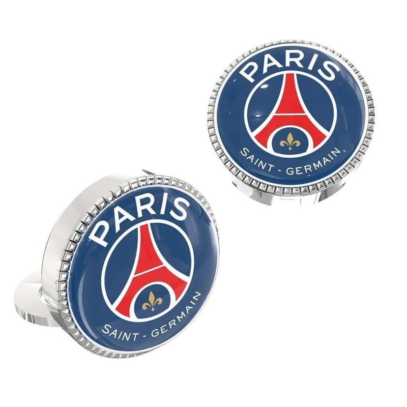 The Smart Buttons - Shirt Button Cover Cufflinks for Men - Paris Saint-Germain FC Style view 2