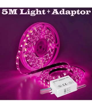 JMALL - Pink 5Mtr LED Strip (Pack of 1)
