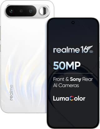 REALME 16 5G (Air White, 12GB RAM, 256GB Storage)