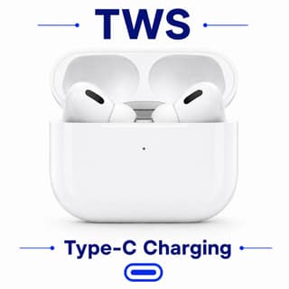 Tarendra TWS Wireless Earbuds Bluetooth 5.3 with Touch Control | Type-C Fast Charging Case | Deep Bass Earphones with Mic