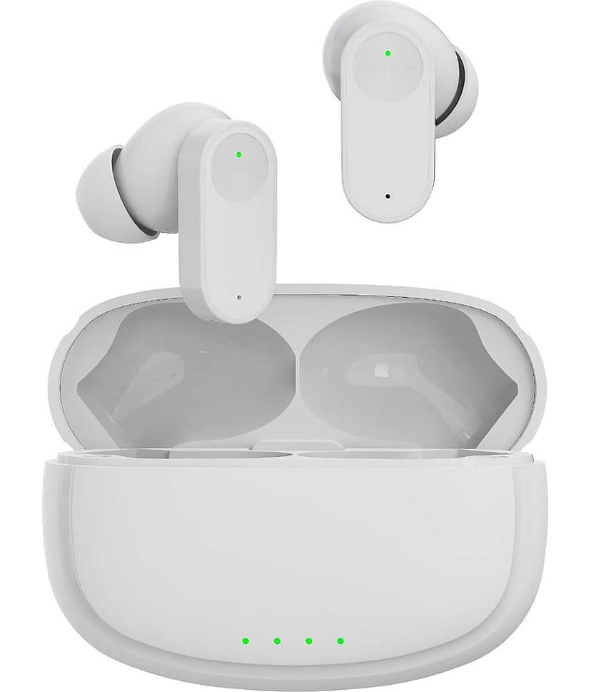 VERONIC NORD BUDS Gaming Bluetooth True Wireless (TWS) In Ear 35 Hours Playback Low Latency,Fast charging IPX4(Splash & Sweat Proof) White
