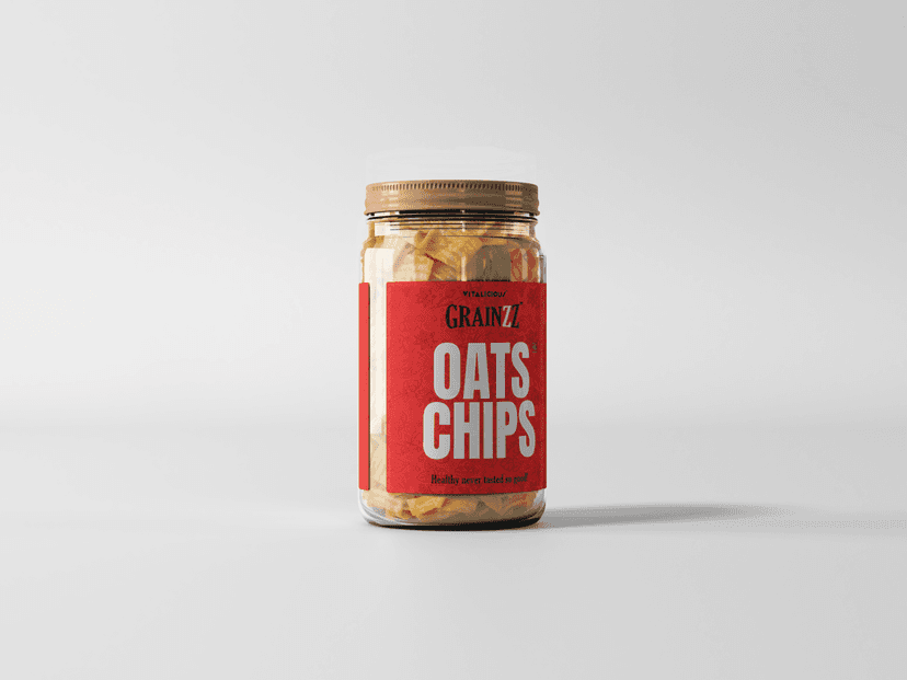 Grainzz Healthy Combo – Beetroot Chips + Oats Chips | High Fibre | Gluten-Free | No Palm Oil | Kids & Adult Snack | 300g view 2