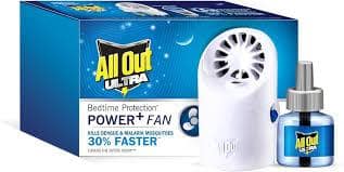 All Out Mosquito Repellant Fan - Starter Pack, 1 Pc (Machine + Refill)