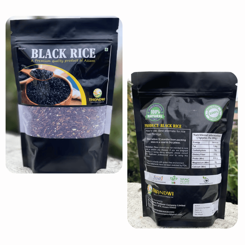 BLACK RICE (COMBO PACK) 1 KG view 2