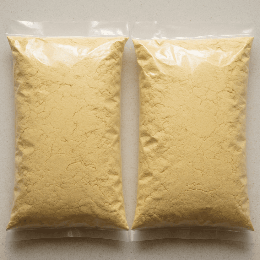 Jaykuwar Market's besan (gram flour) view 2