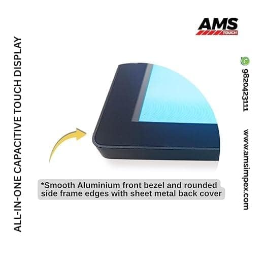 AMS TOUCH 43" SMART Touch Monitor Signage with INBUILT Android, Memory 2GB DDR3, Storage 8GB EMMC view 2