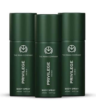 The Man Company Privilege Hero Deo Combo, Long-lasting Deodorant Spray for Men 150 ml ( Pack of 3 )